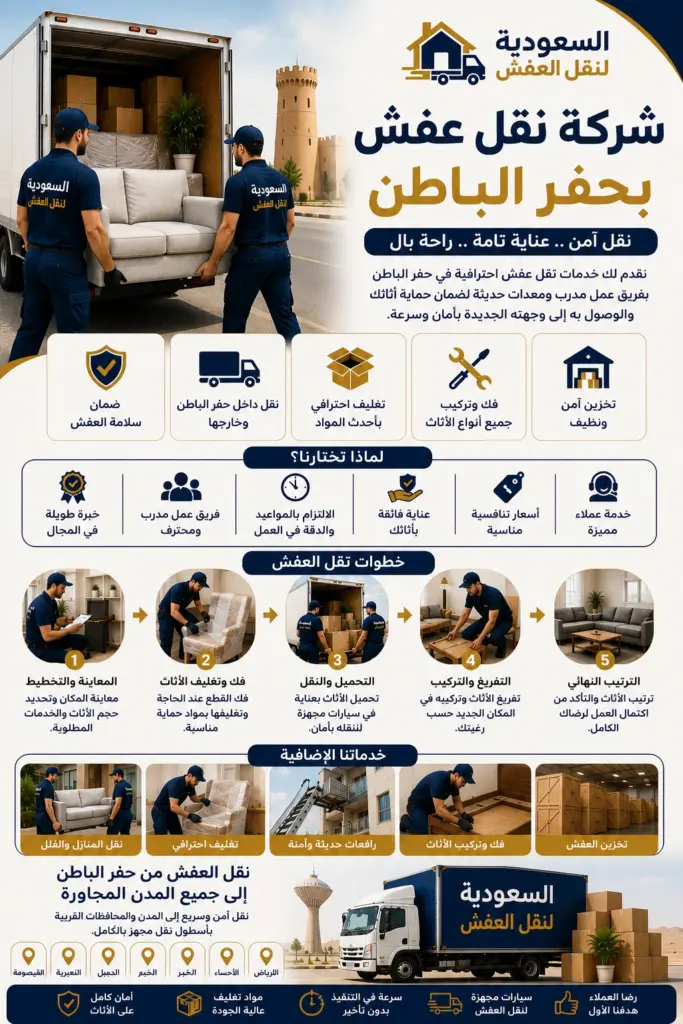 شركة نقل عفش بحفر الباطن